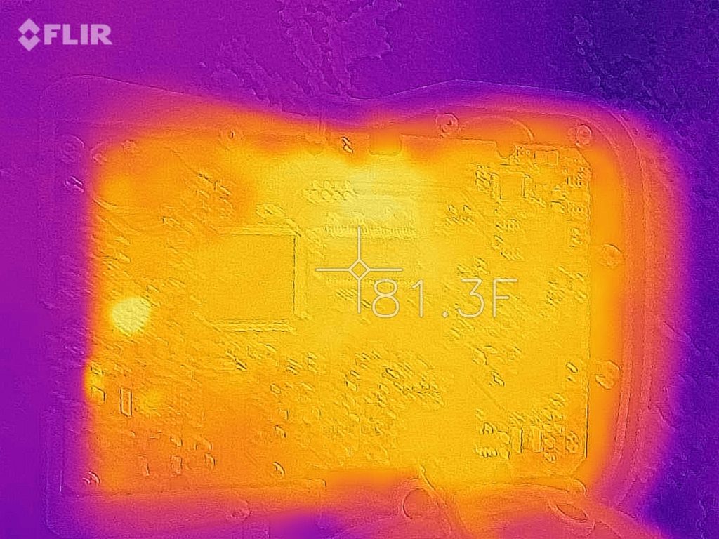Thermal image of trail camera 