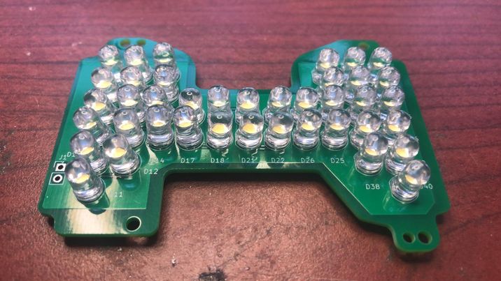 Completed LED PCB