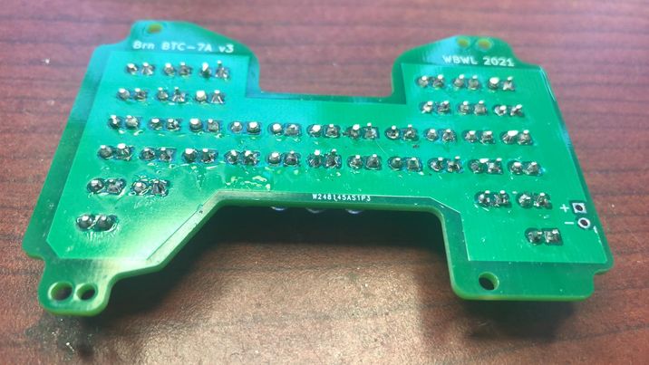 PCB Board assembly -- solder all LEDs