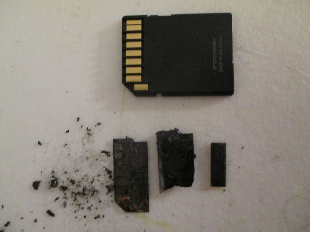 SD Card remains