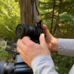 man holding camera
